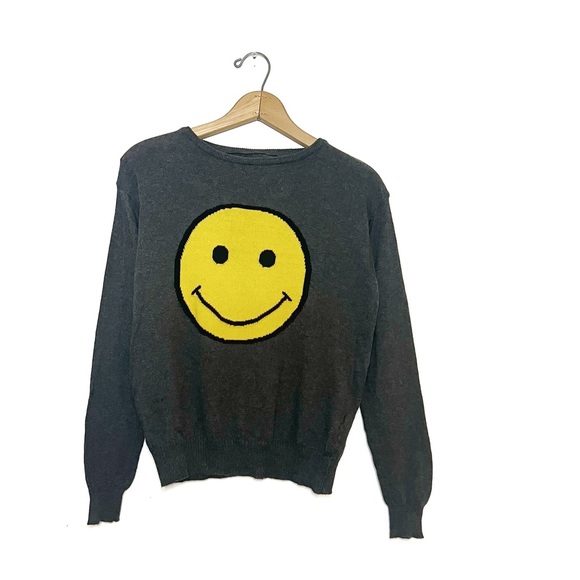 Smiley Face Knit Sweater - Picture 4 of 4